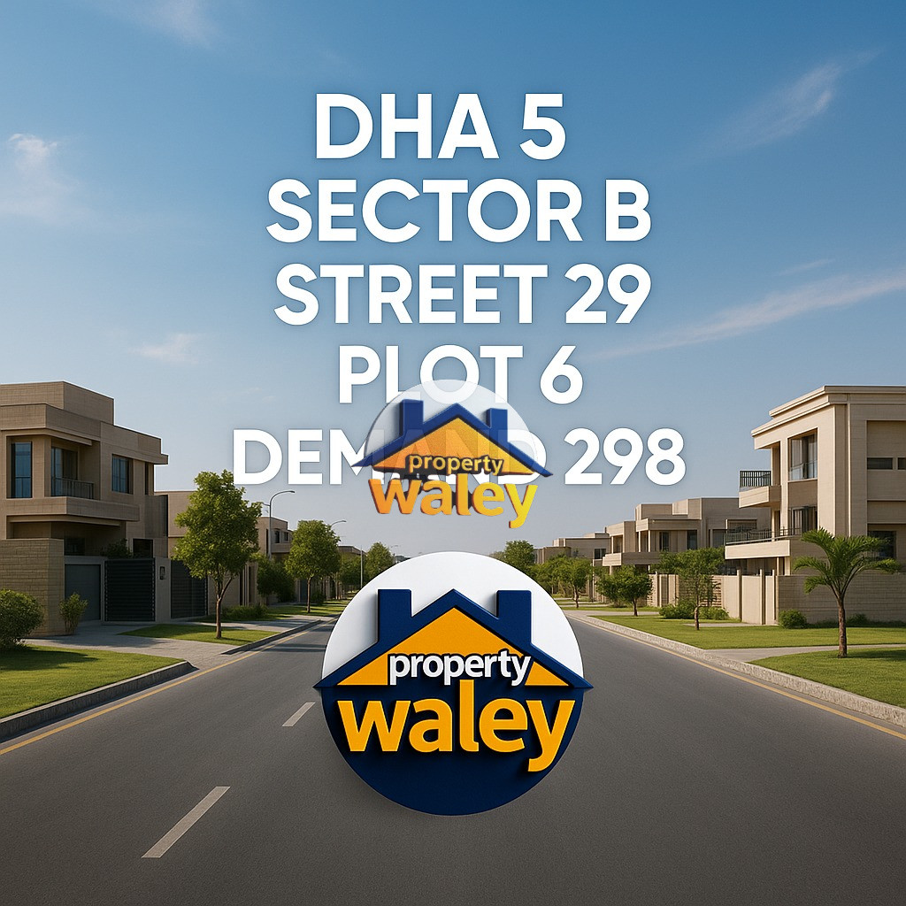 DHA 5, Sector B, Street 29, Plot 6,
